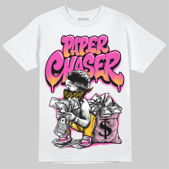 Jordan 4 “Comic” DopeSkill T-Shirt Paper Chaser Boy Graphic Streetwear - White