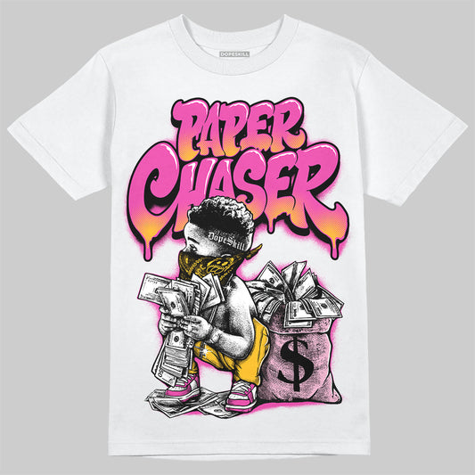 Jordan 4 “Comic” DopeSkill T-Shirt Paper Chaser Boy Graphic Streetwear - White