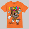 Orange, Black and White Sneakers DopeSkill T-Shirt Learning Graphic Streetwear - Orange