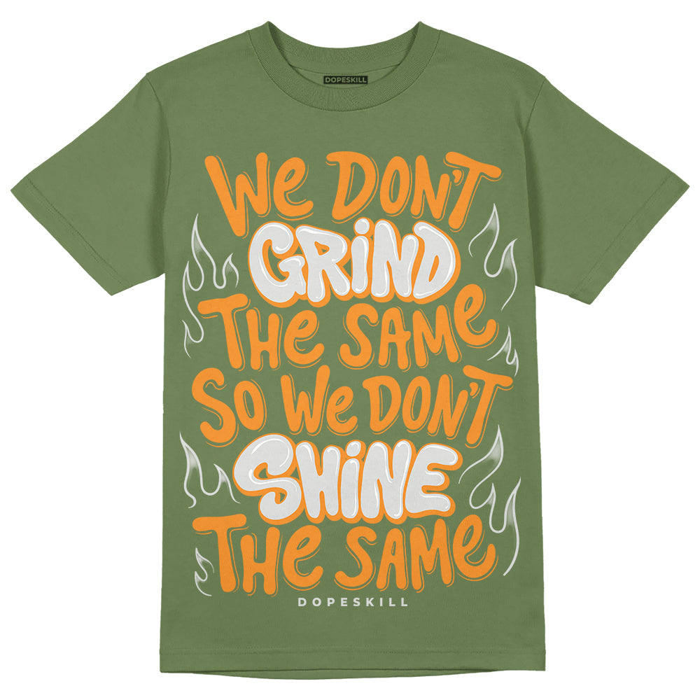 Jordan 5 "Olive" DopeSkill Olive T-shirt Grind Shine Graphic Streetwear