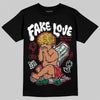 Jordan 3 Mexico 'El Vuelo' DopeSkill T-Shirt False Love Graphic Streetwear - Black