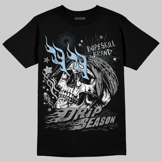 Jordan 5 Retro Wolf Grey (2026) DopeSkill T-Shirt Drip Season Graphic Streetwear - Black