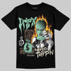 SB Dunk Low Rodeo Tourmaline DopeSkill T-Shirt Drip'n Never Tripp'n Graphic Streetwear - black