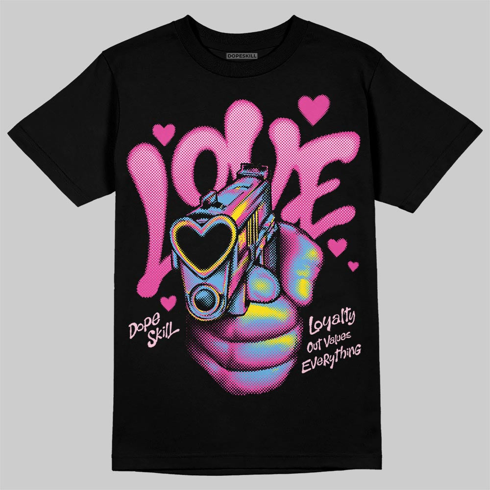 Dunk Low GS 'Triple Pink' DopeSkill T-Shirt Love Shot Graphic Streetwear - black