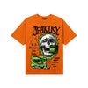 Orange, Black and White Sneakers DopeSkill T-Shirt Jealousy Graphic Streetwear - Orange