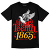 Red Sneakers DopeSkill T-Shirt Juneteenth 1865 Graphic Streetwear - Black