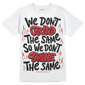 Jordan 12 “Red Taxi” DopeSkill T-Shirt Grind Shine Graphic Streetwear - White