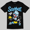 Jordan 11 Retro Legend Blue DopeSkill T-Shirt Self Made Graphic Streetwear - Black