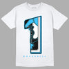 Jordan 1 High Retro OG “University Blue” DopeSkill T-Shirt No.1 Graphic Streetwear - White