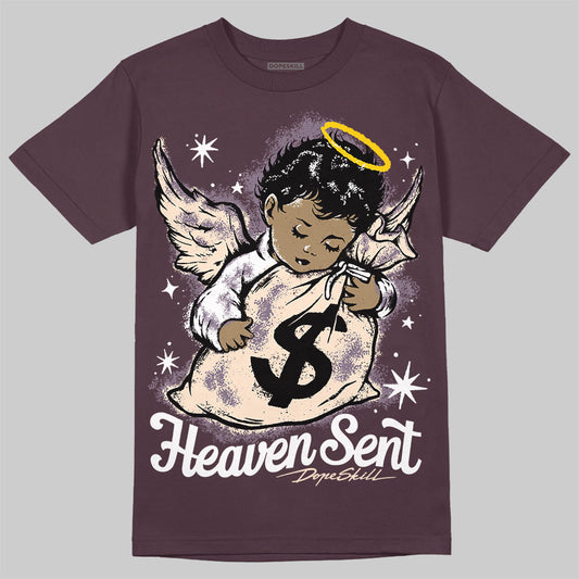 A Ma Maniére x Air Jordan 3 "Burgundy Crush" DopeSkill Maroon T-shirt Heaven Sent Graphic Streetwear