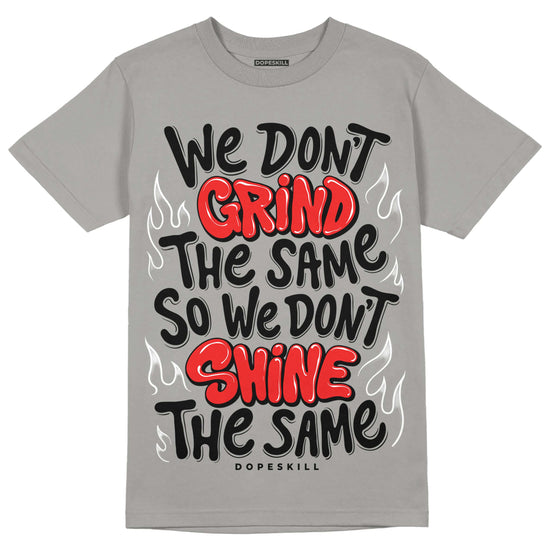 Grey Sneakers DopeSkill Grey T-shirt Grind Shine Graphic Streetwear