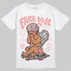 Jordan 40 “Dusty Rose” DopeSkill T-Shirt False Love Graphic Streetwear - White 
