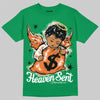 Jordan 3 Retro SP Nina Chanel Abney Bicoastal DopeSkill Green T-shirt Heaven Sent Graphic Streetwear