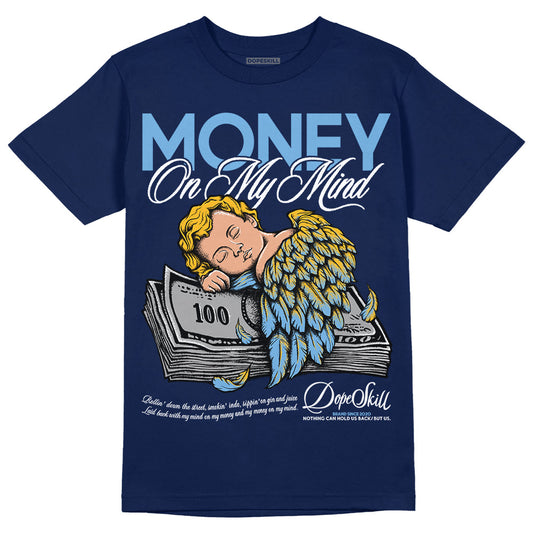 Jordan 1 High OG “First in Flight” DopeSkill Navy T-shirt MOMM Graphic Streetwear