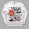 Dunk Low Panda White Black DopeSkill Long Sleeve T-Shirt Break Through Graphic Streetwear - WHite 