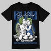 Air Griffey Max 1 Varsity Royal and Volt DopeSkill T-Shirt Real Lover Graphic Streetwear - black