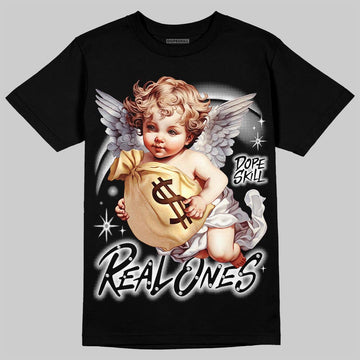 Dunk Panda White Black DopeSkill T-Shirt Real Ones Angel Graphic Streetwear - black