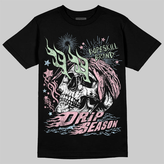 Jordan 4 Retro Valentine's Day (2026) (GS) DopeSkill T-Shirt Drip Season Graphic Streetwear - Black