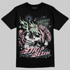 Jordan 4 Retro Valentine's Day (2026) (GS) DopeSkill T-Shirt Drip Season Graphic Streetwear - Black