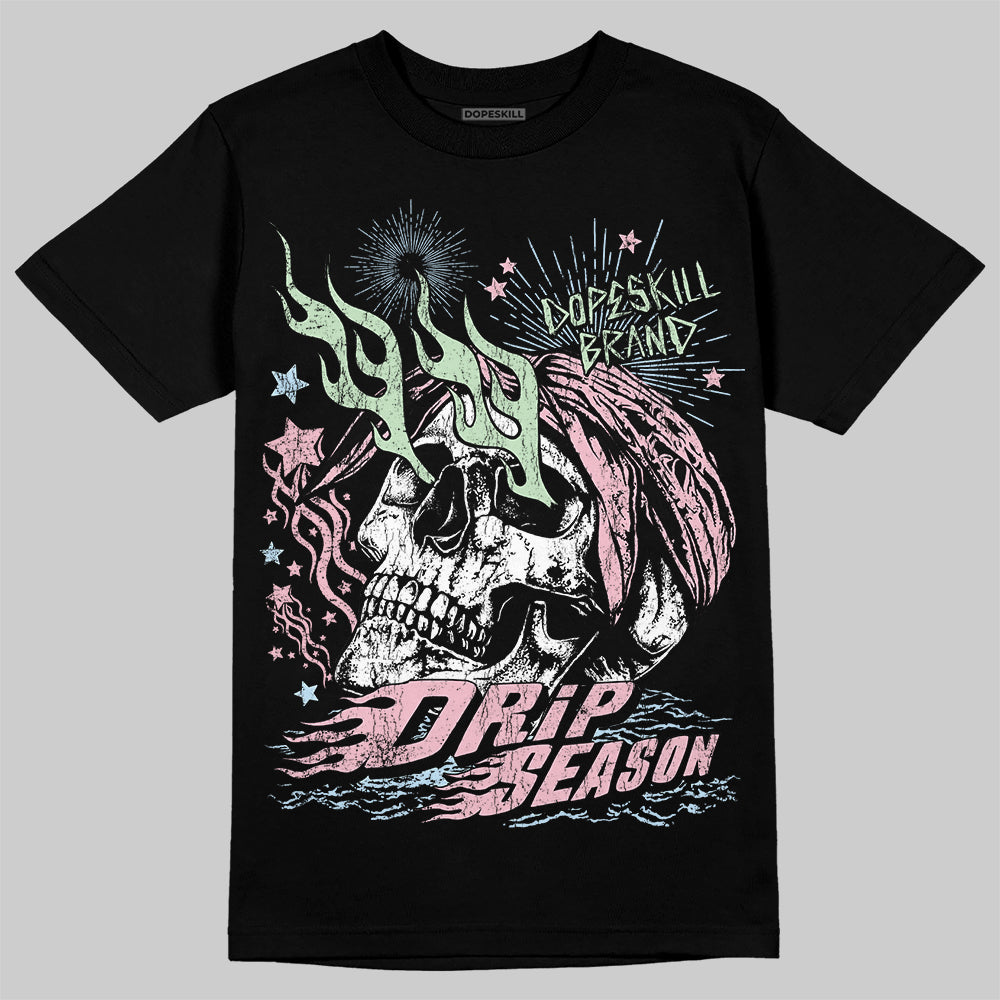 Jordan 4 Retro Valentine's Day (2026) (GS) DopeSkill T-Shirt Drip Season Graphic Streetwear - Black