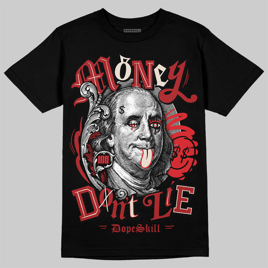 Adidas Samba OG ‘Talchum Pack ‑ Scarlet’ DopeSkill T-Shirt Money Don't Lie Graphic Streetwear - black