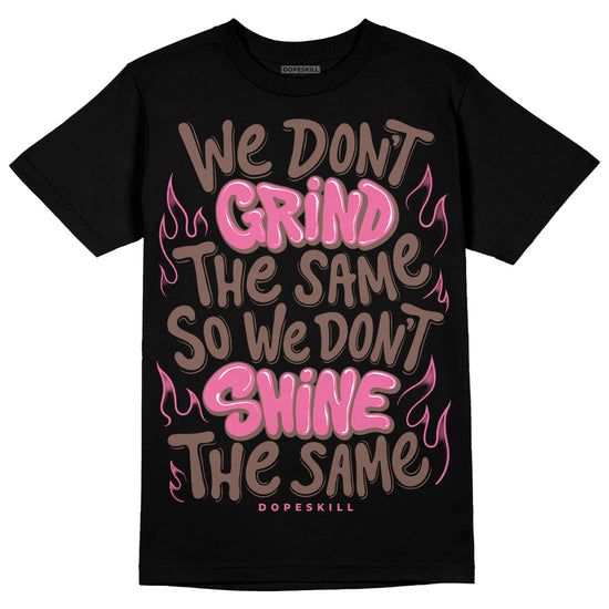 Dunk Low Smokey Mauve Playful Pink DopeSkill T-Shirt Grind Shine Graphic Streetwear - Black