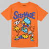 Orange, Black and White Sneakers DopeSkill T-Shirt Self Made Graphic Streetwear - Orange