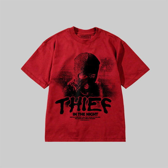 Thief In The Night DopeSkill Premium T-shirt Streetwear - Red