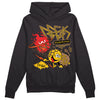 Yellow Sneakers DopeSkill Hoodie Sweatshirt Break Through Graphic Streetwear - Black