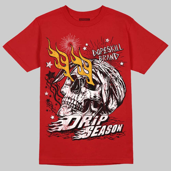 Jordan 13 Retro OG Chicago (2026) DopeSkill T-Shirt Drip Season Graphic Streetwear - red