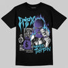Jordan 8 Retro 'Aqua' 2025 DopeSkill T-Shirt Drip'n Never Tripp'n Graphic Streetwear - Black