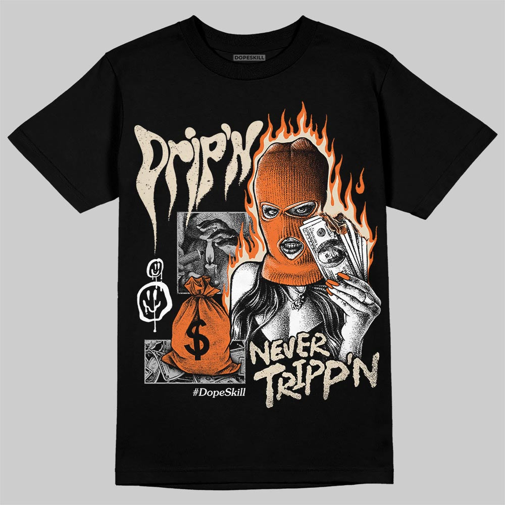 Jordan 3 “Starfish” DopeSkill T-Shirt Drip'n Never Tripp'n Graphic Streetwear - Black