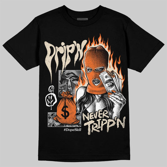 Jordan 3 “Starfish” DopeSkill T-Shirt Drip'n Never Tripp'n Graphic Streetwear - Black