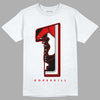 Jordan 1 Retro Low "Black Toe" DopeSkill T-Shirt No.1 Graphic Streetwear - White