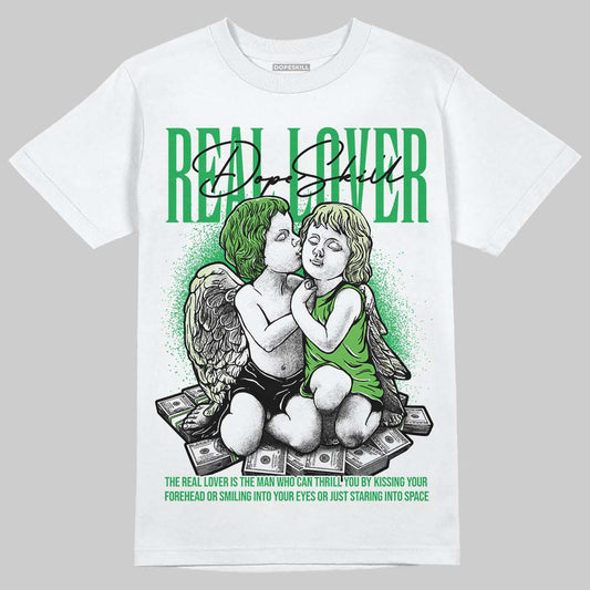 Travis Scott x Jordan Jumpman Jack "GREEN SPARK" DopeSkill T-Shirt Real Lover Graphic Streetwear - White