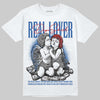 Jordan 3 "True Blue" DopeSkill T-Shirt Real Lover Graphic Streetwear - White