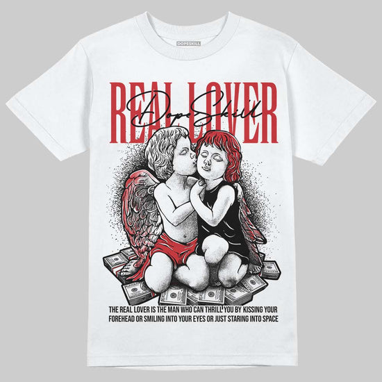 Jordan 12 “Bloodline” DopeSkill T-Shirt Real Lover Graphic Streetwear - White
