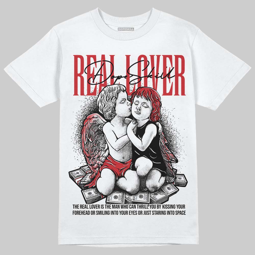 Jordan 12 “Bloodline” DopeSkill T-Shirt Real Lover Graphic Streetwear - White