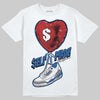 Jordan 3 "True Blue" DopeSkill T-Shirt Self Made Graphic Streetwear - White