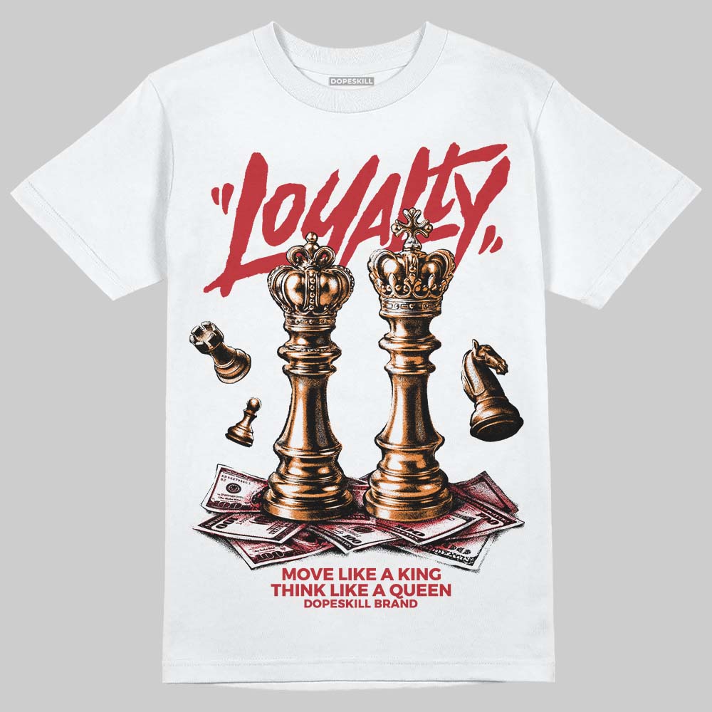 Jordan 5 "Sunset" DopeSkill T-Shirt Loyalty Graphic Streetwear - WHite