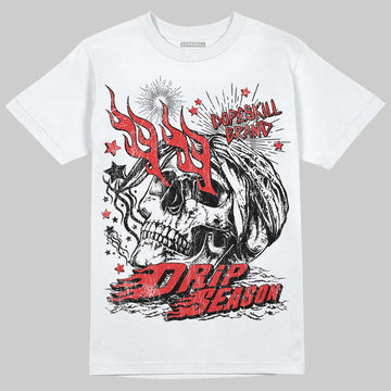 Jordan 13 Retro OG Chicago (2026) DopeSkill T-Shirt Drip Season Graphic Streetwear - White