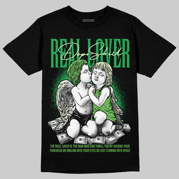 Travis Scott x Jordan Jumpman Jack "GREEN SPARK" DopeSkill T-Shirt Real Lover Graphic Streetwear - black