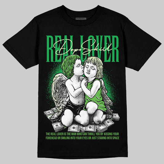 Travis Scott x Jordan Jumpman Jack "GREEN SPARK" DopeSkill T-Shirt Real Lover Graphic Streetwear - black