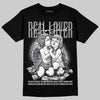 Jordan 5 "White Metallic" DopeSkill T-Shirt Real Lover Graphic Streetwear - Black