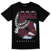 Jordan 5 Retro Burgundy (2023) DopeSkill T-Shirt No.5 Graphic Streetwear - Black 