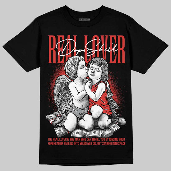 Jordan 4 Retro Toro Bravo DopeSkill T-Shirt Real Lover Graphic Streetwear - Black