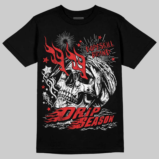 Jordan 13 Retro OG Chicago (2026) DopeSkill T-Shirt Drip Season Graphic Streetwear - Black
