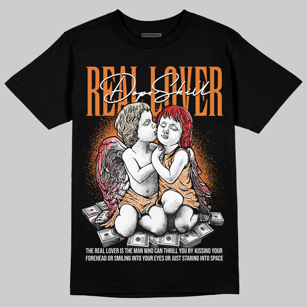 Jordan 3 “Orange Citrus” DopeSkill T-Shirt Real Lover Graphic Streetwear - Black