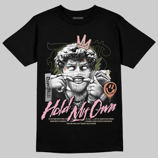 SB Dunk Low Pro x Arts-Rec Skateshop Rust Pink and Rough Green DopeSkill T-Shirt In My Way Graphic Streetwear - Black