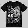 Jordan 11 TD Cleats "Patent Black" DopeSkill T-Shirt Real Ones Move In Silence Graphic Streetwear - black